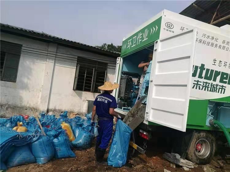 全椒工业污泥压干处理